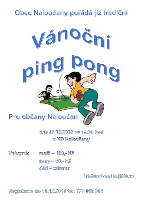 Vánoční ping-pong 2018
